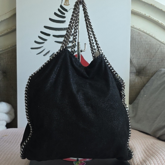 Stella McCartney Handbags - Falabella Shaggy Deer Faux Leather Foldover Tote Stella McCartney